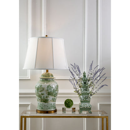 Green Willow Large Lamp