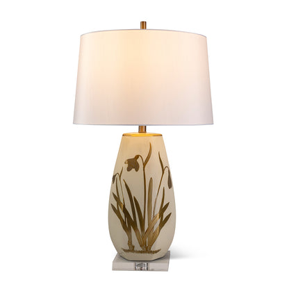 Gilded Iris Lamp
