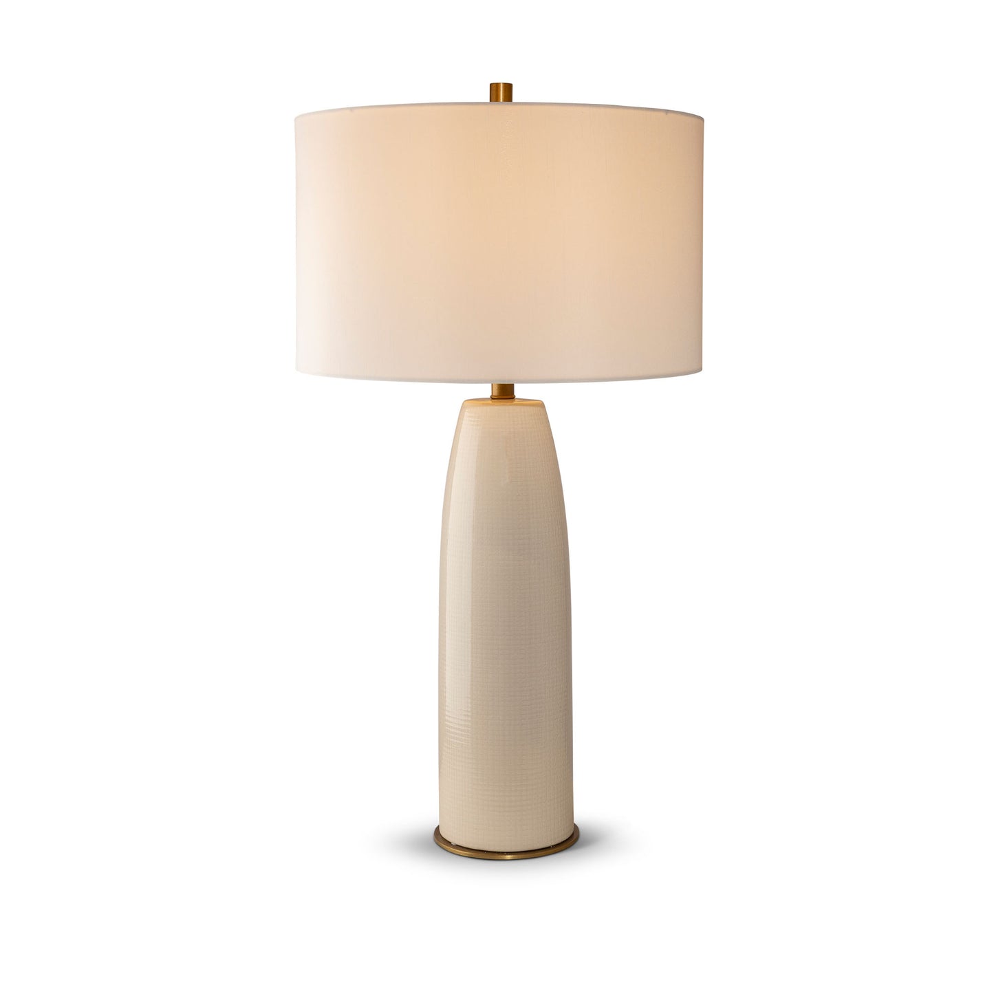 Cannon Cream Crackle Lamp