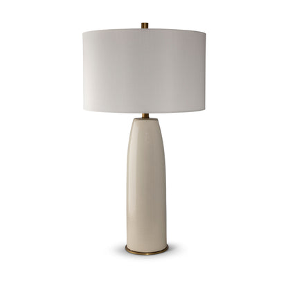 Cannon Cream Crackle Lamp