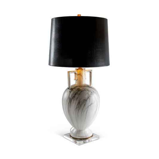 Atelier Lamp Black Lizard Shade 34"H