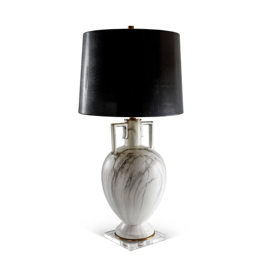 Atelier Lamp Black Lizard Shade 34"H