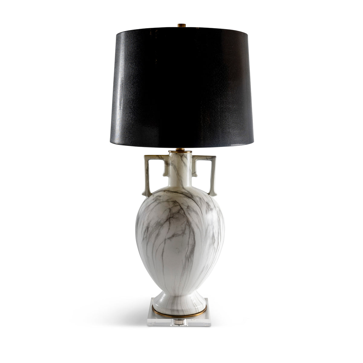 Atelier Lamp Black Lizard Shade 34"H