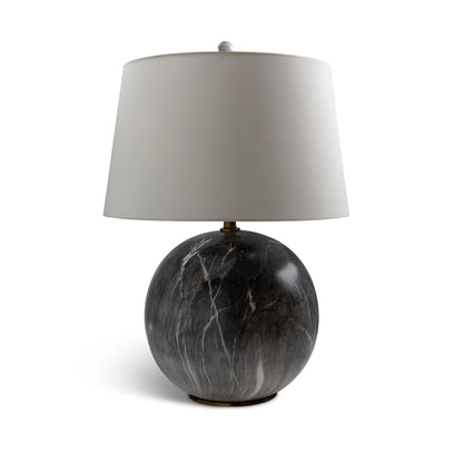 Meridian Gray Lamp 27"H