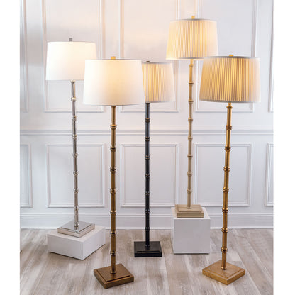 Lauderdale Nickel Floor Lamp