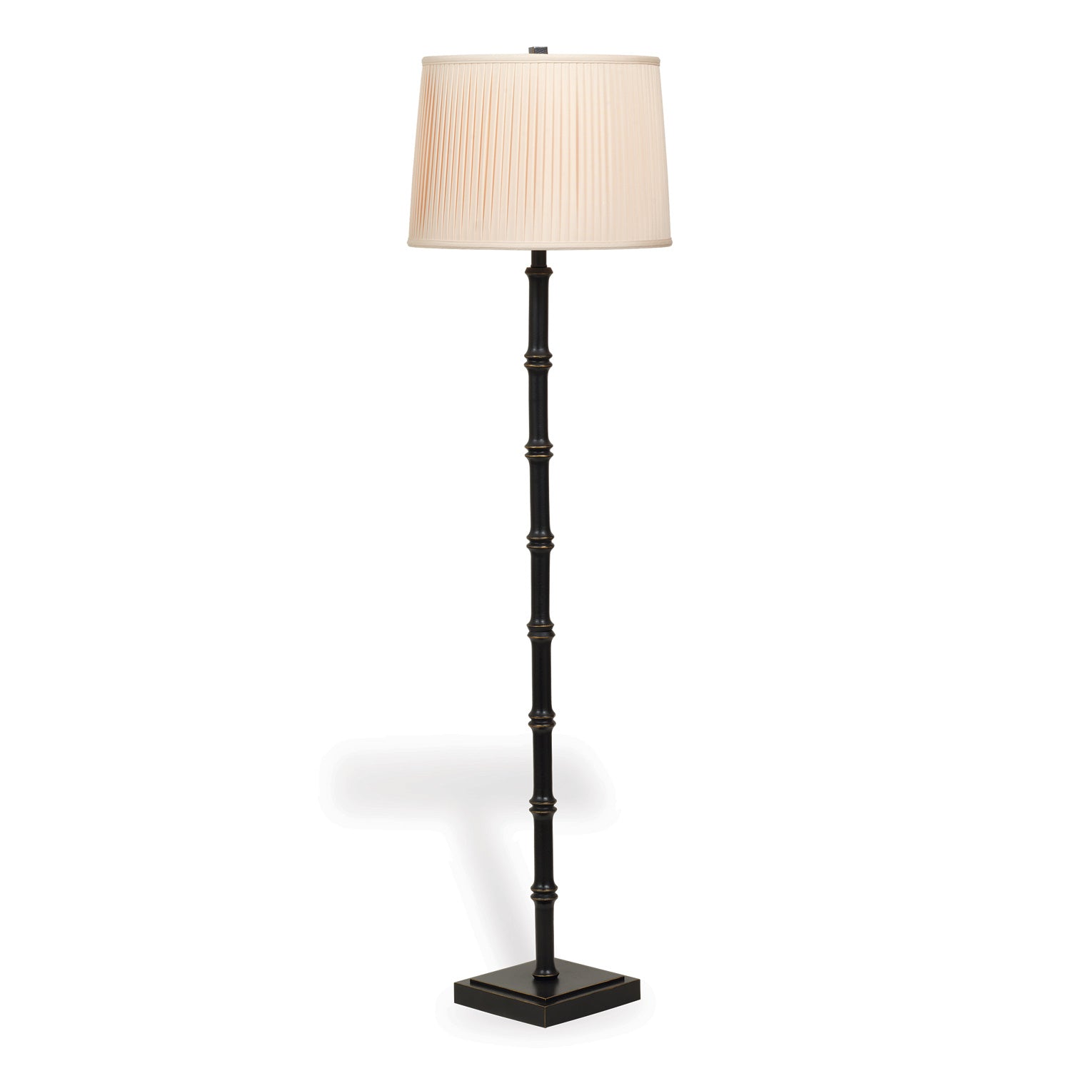 Lauderdale Black Floor Lamp 63"H