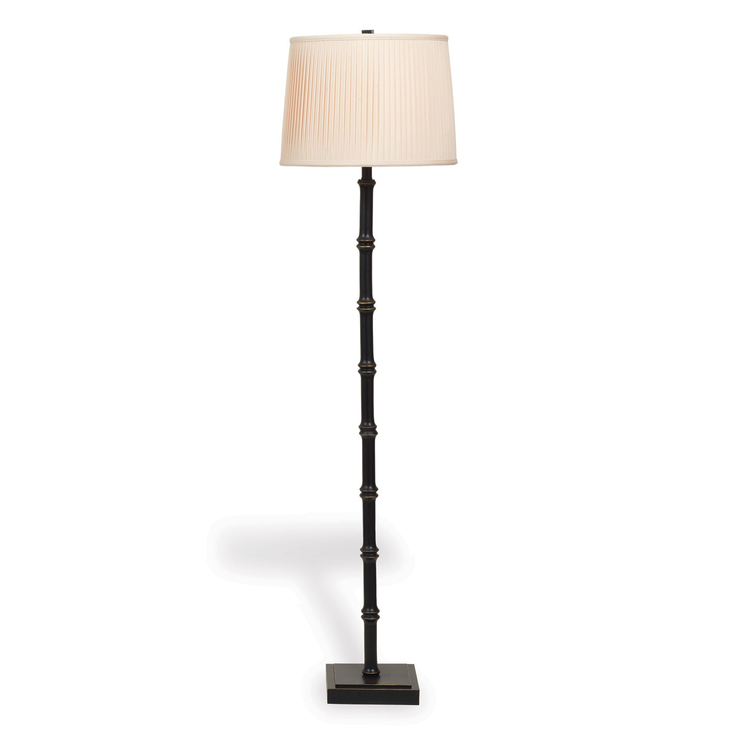 Lauderdale Black Floor Lamp 63"H