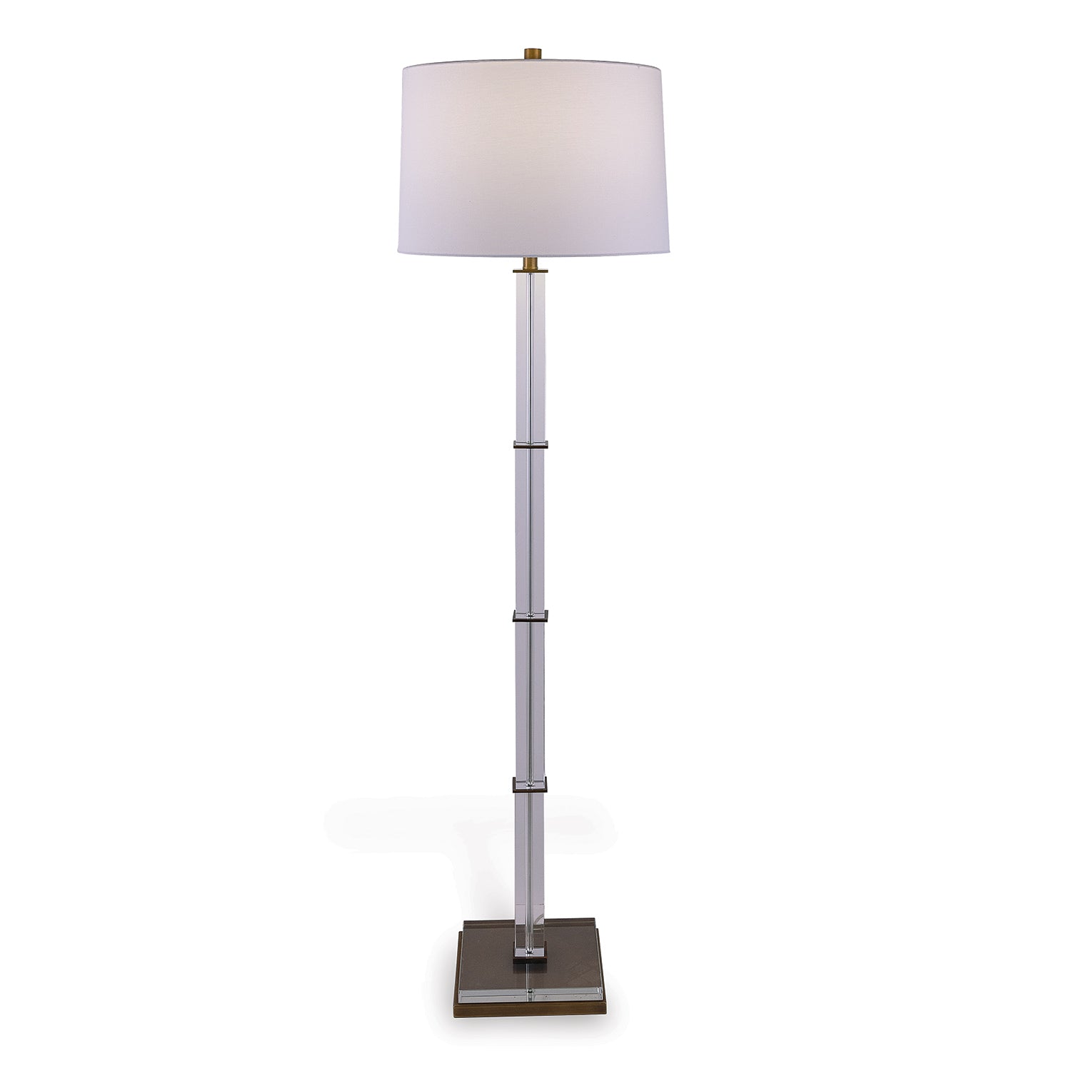 Blake Brass/crystal Floor Lamp