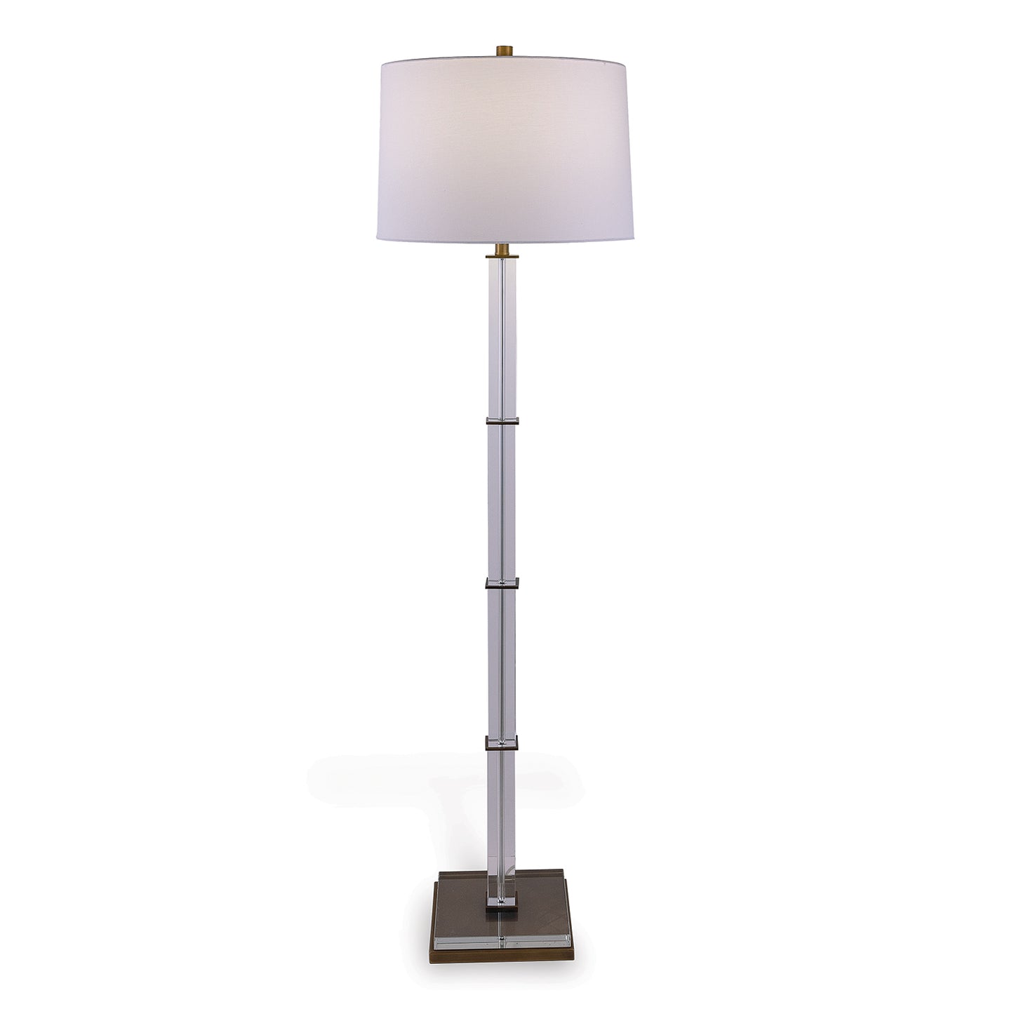 Blake Brass/crystal Floor Lamp