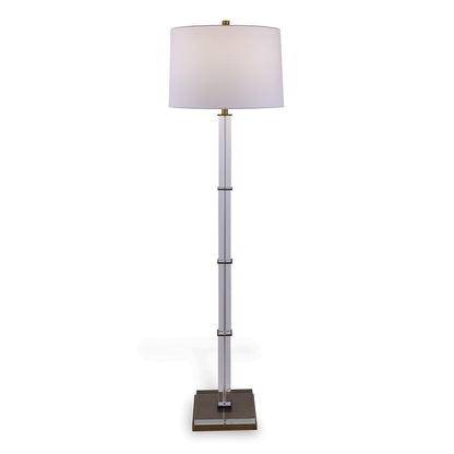 Blake Brass/crystal Floor Lamp