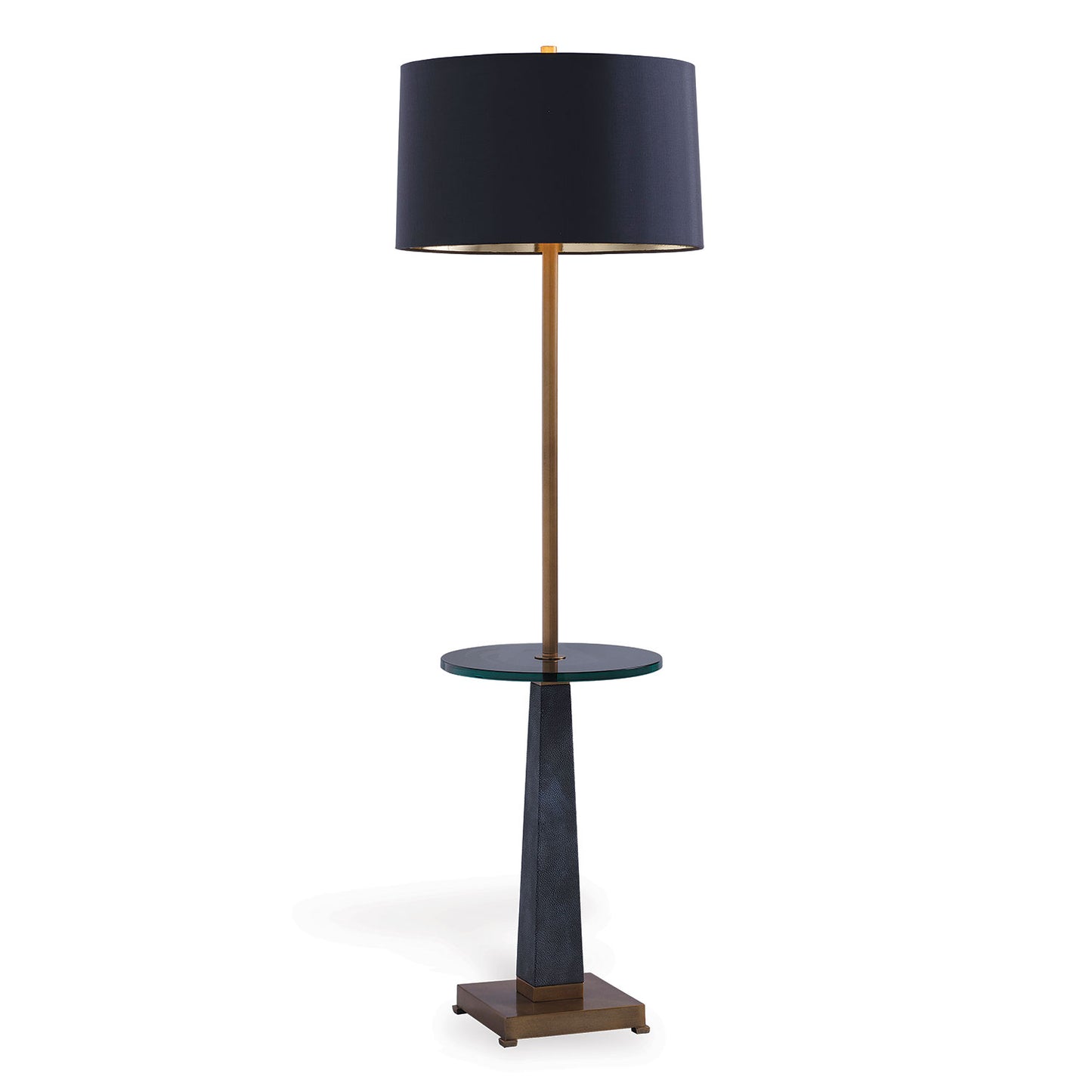 Cairo Gray Floor Lamp with Table