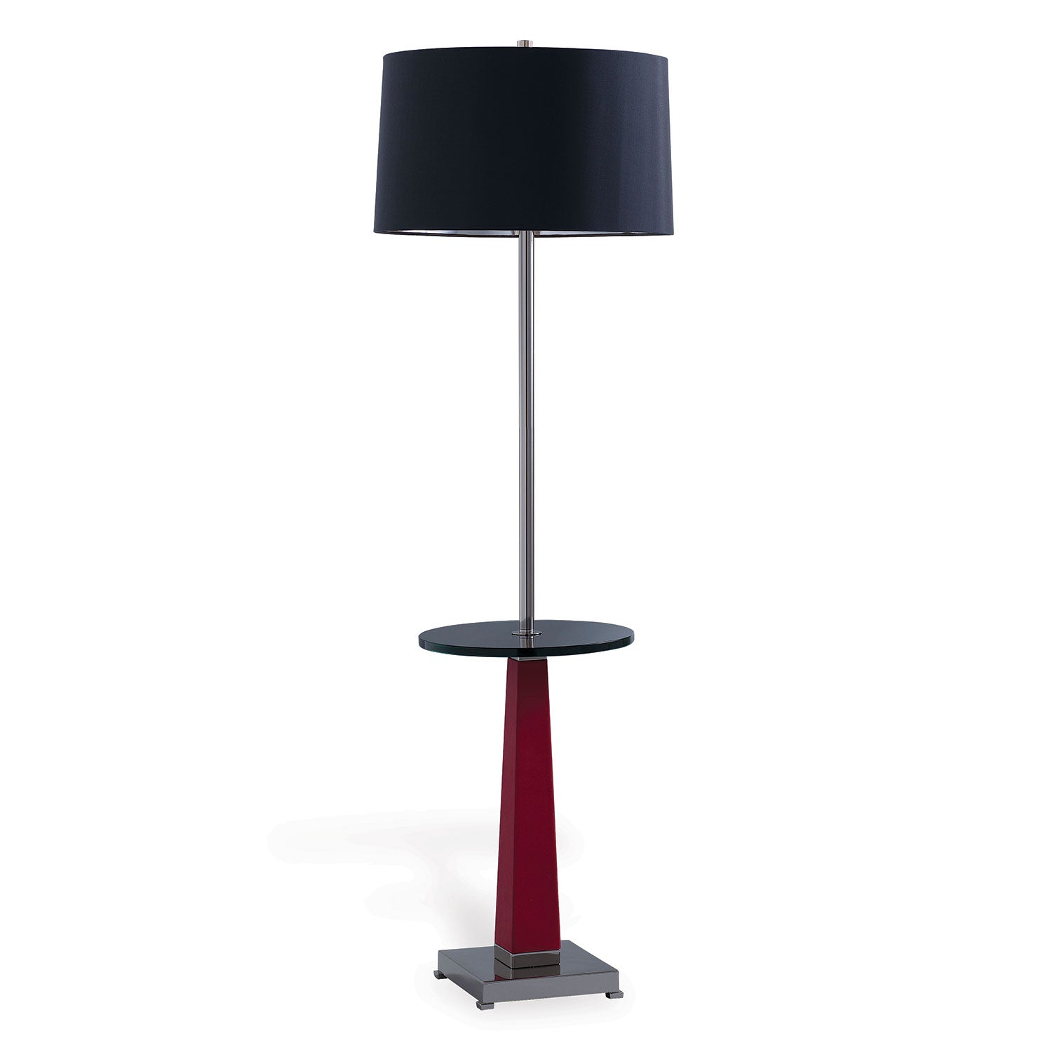Cairo Red Floor Lamp with Table