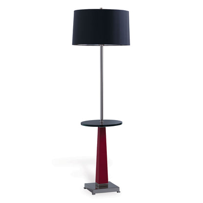 Cairo Red Floor Lamp with Table