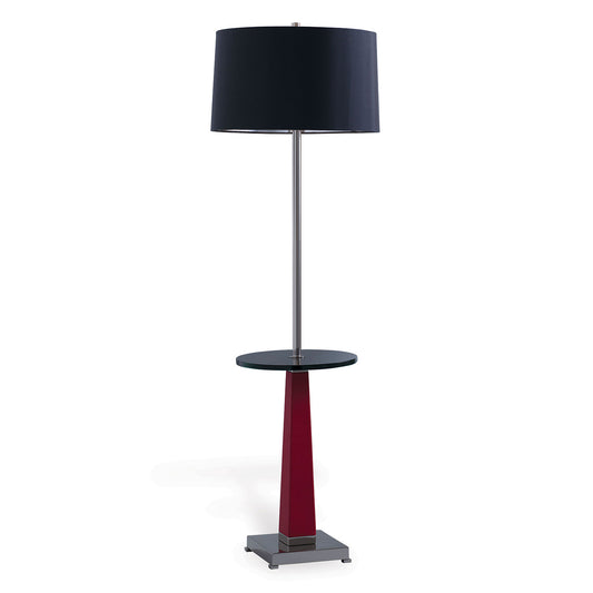 Cairo Red Floor Lamp with Table