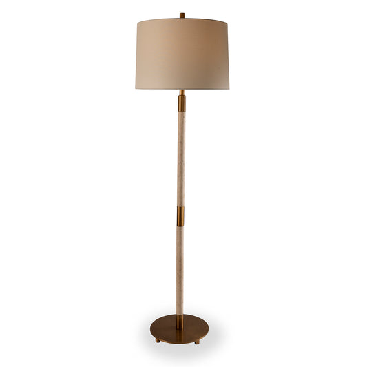 Tivoli Natural / Brass Floor Lamp