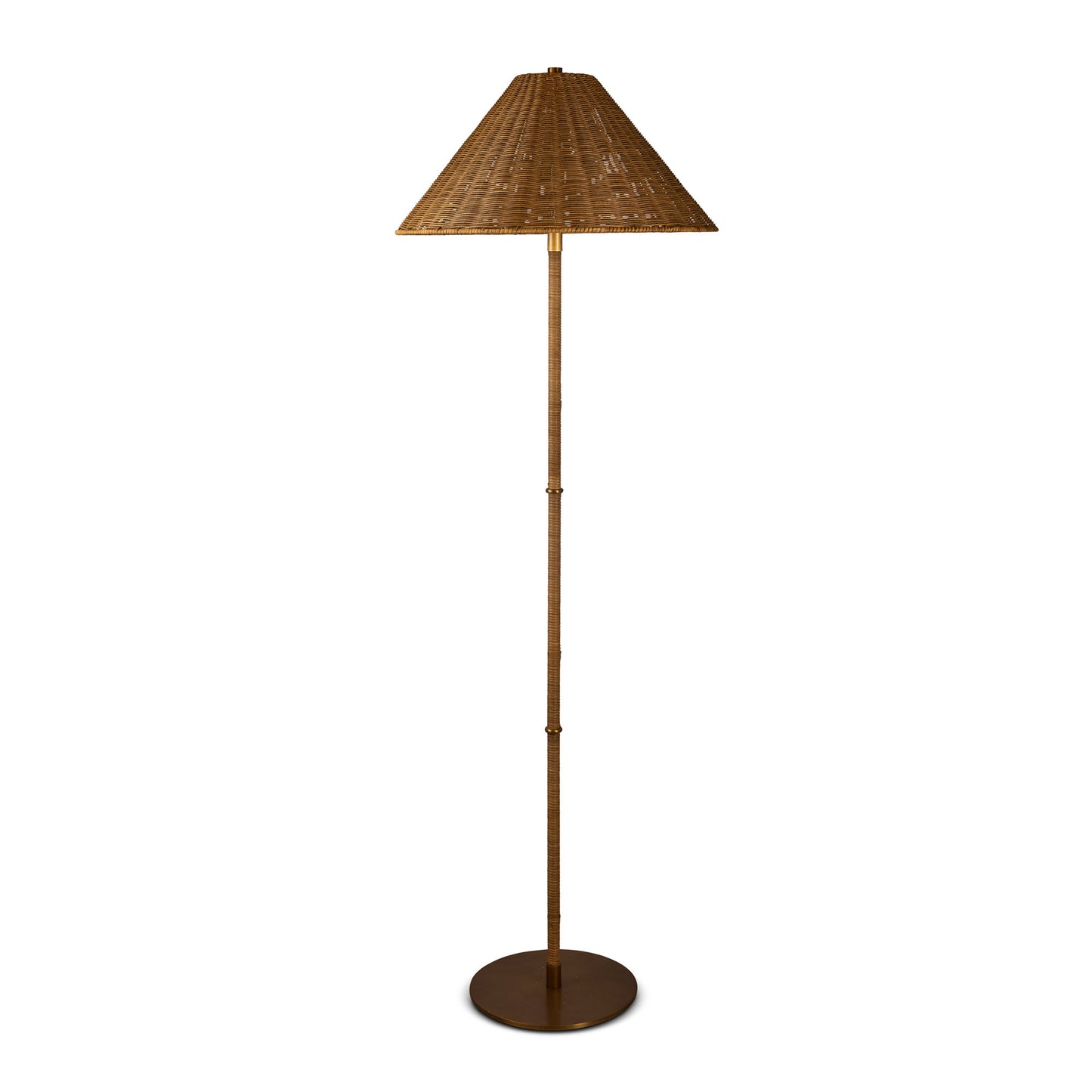 Malibu Rattan Floor Lamp