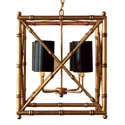 Baldwin Gold Chandelier 24"H