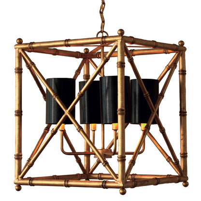 Baldwin Gold Chandelier 24"H