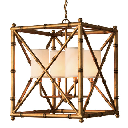 Baldwin Gold Chandelier 24"H