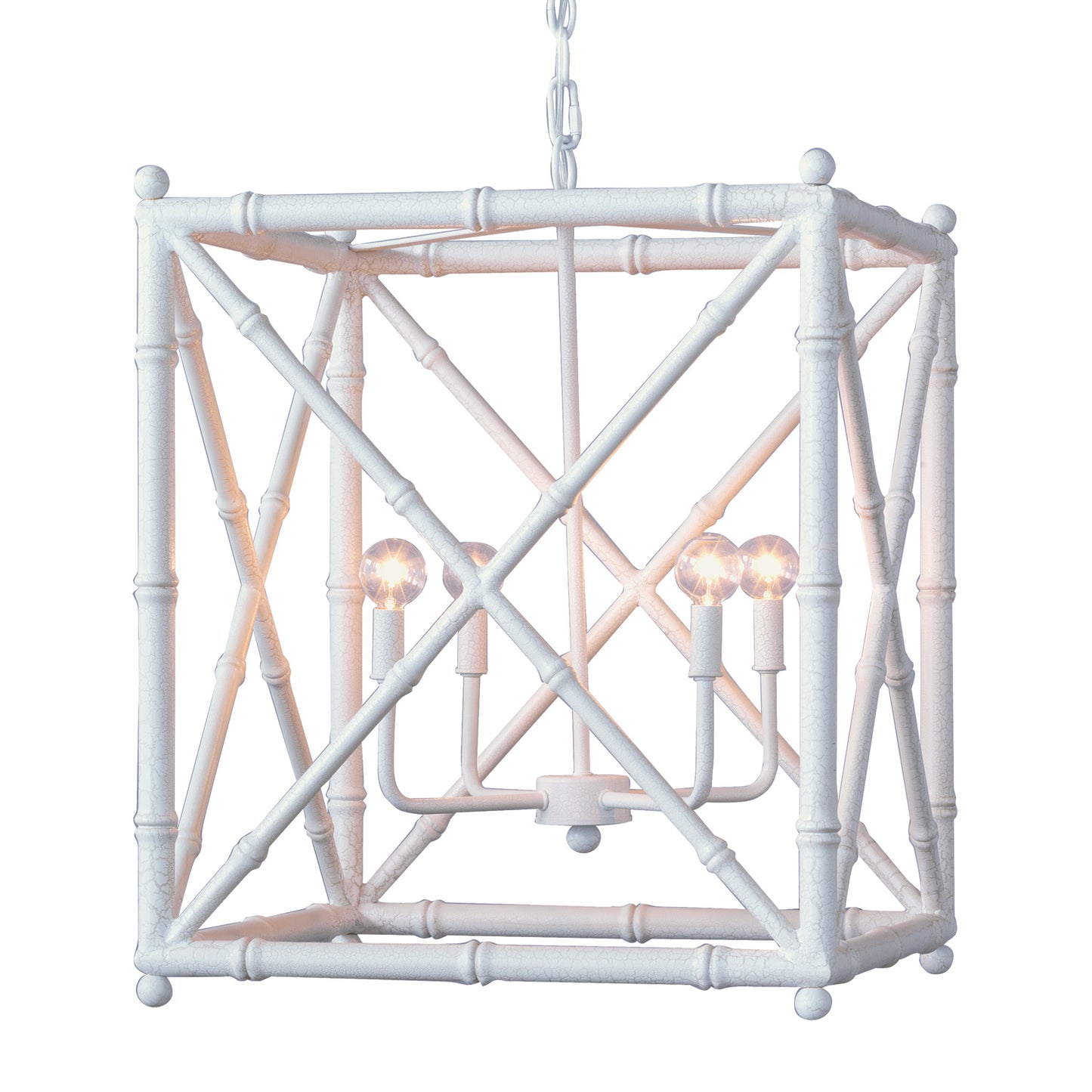 Baldwin Aged White Chandelier