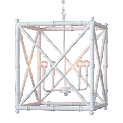 Baldwin Aged White Chandelier