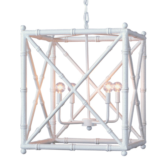 Baldwin Aged White Chandelier