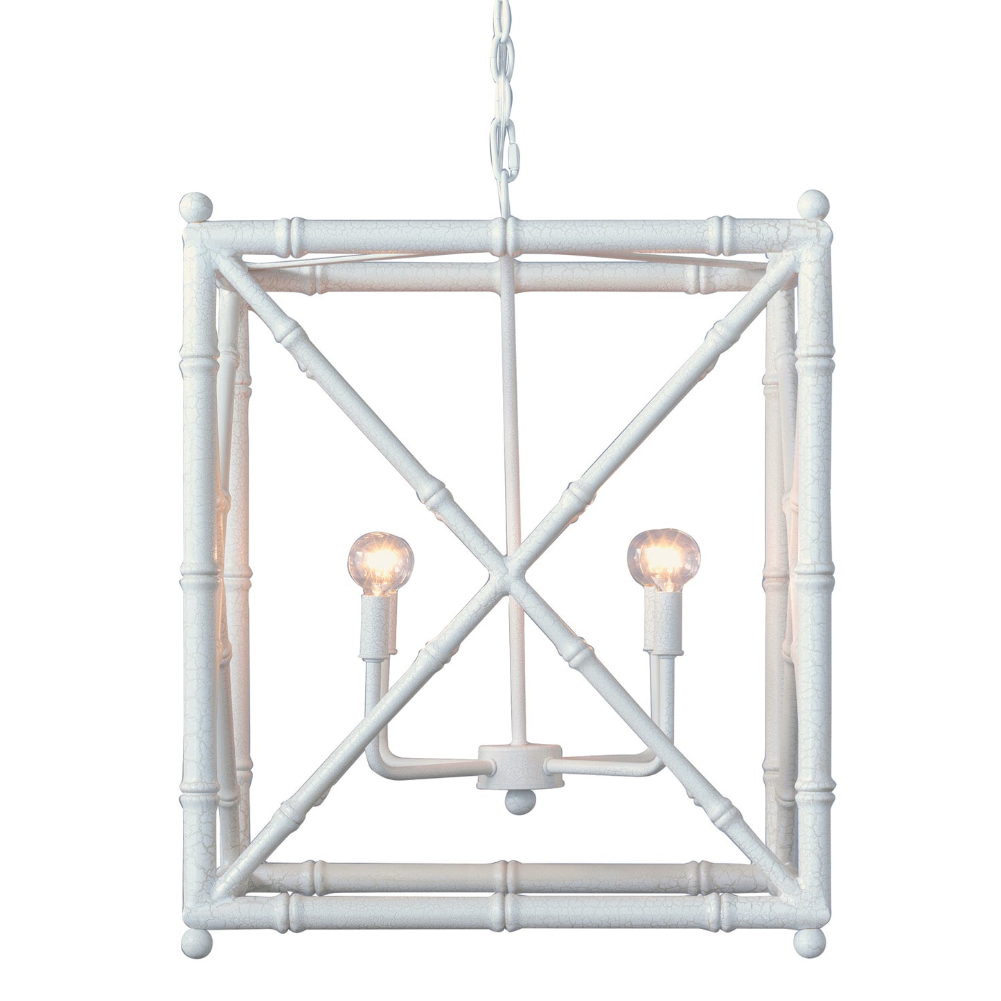 Baldwin Aged White Chandelier