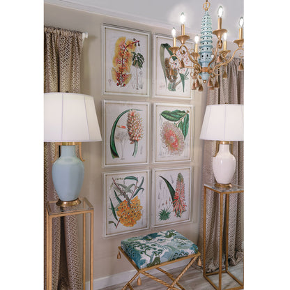 Oh, Pagoda Celadon Chandelier