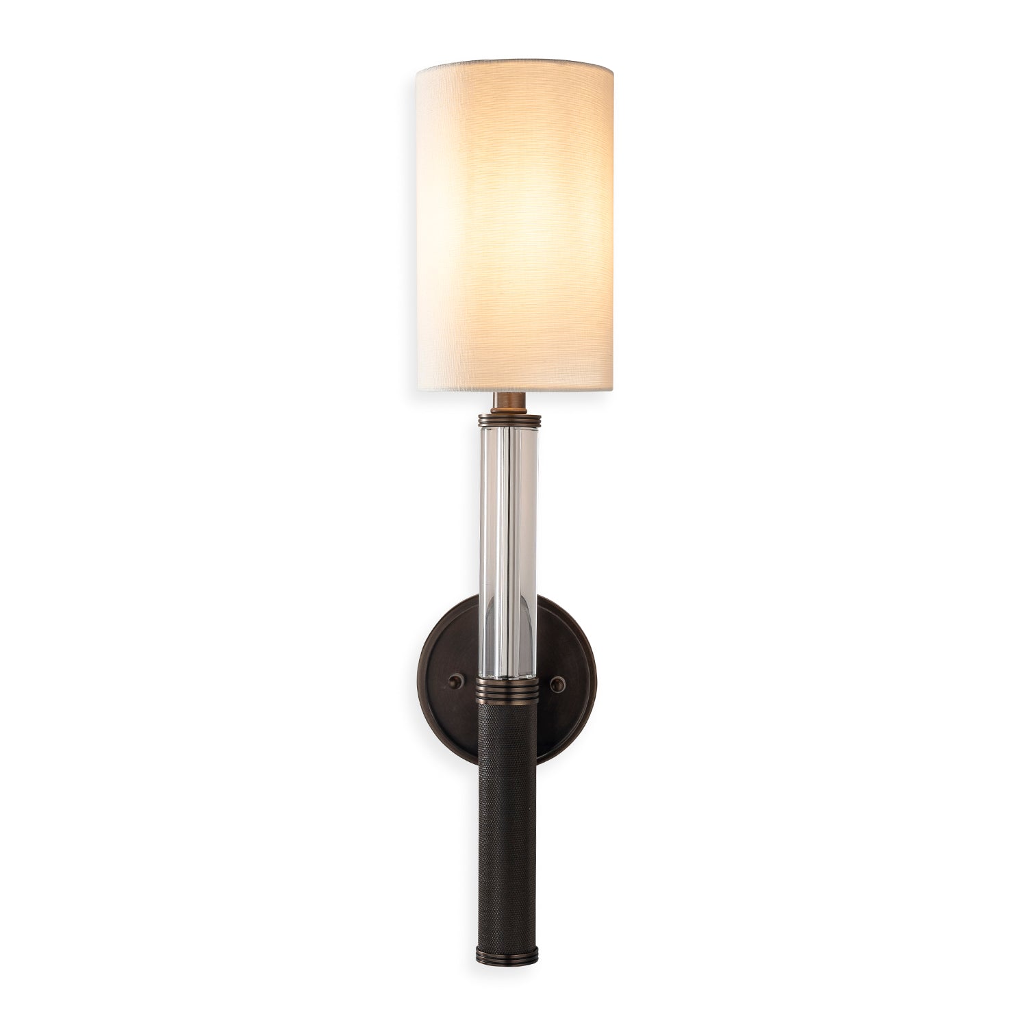 Reynolds Crystal / Bronze Sconce