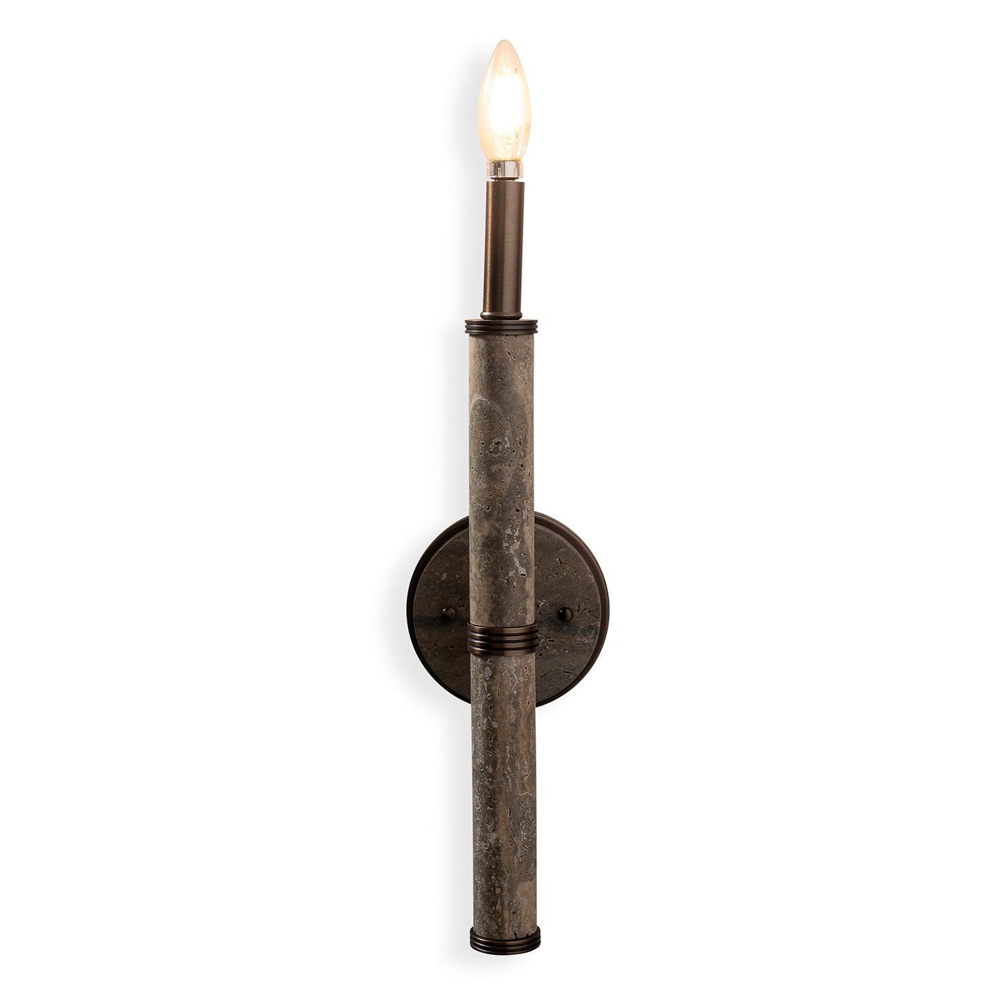 Tivoli Gray / Bronze Sconce