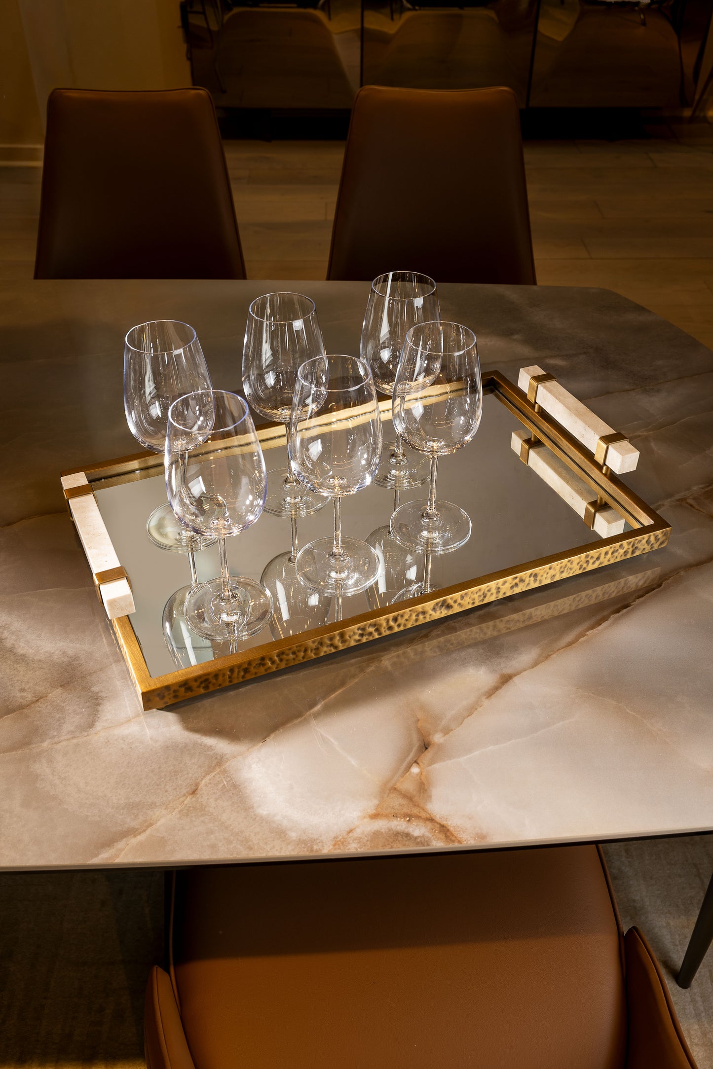 Artemis Travertine Tray