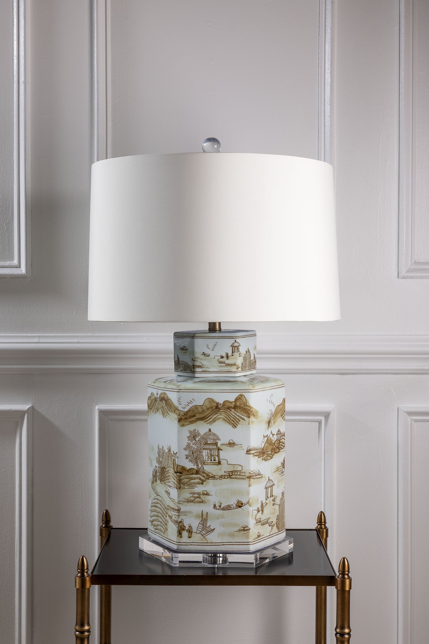Doheny Brass Accent Table