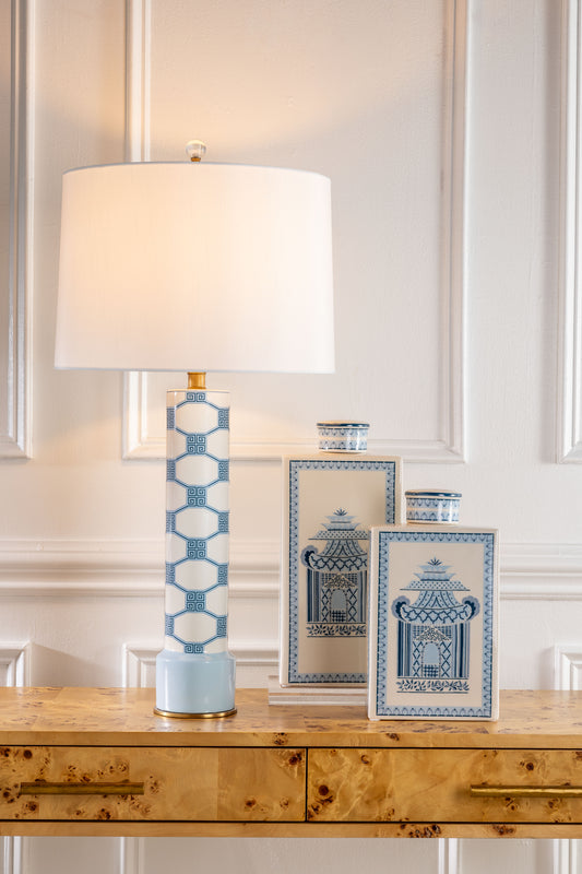 Dupont Key Blue Lamp