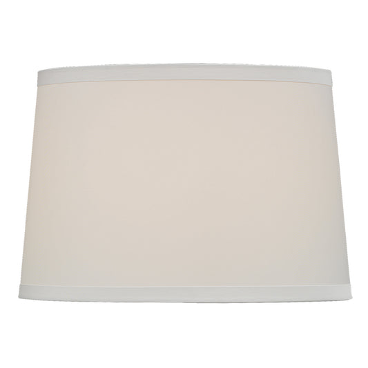 Off White Hardback Drum Shade