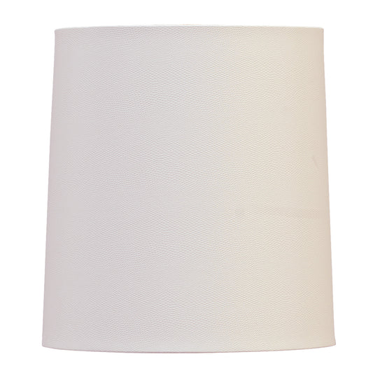 Ivory Lizard Hardback Drum Shade