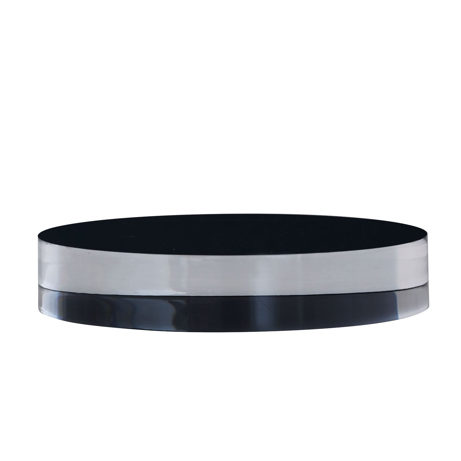 Onyx Lucite Stand--Round 5"D X 1"H (set of 2)