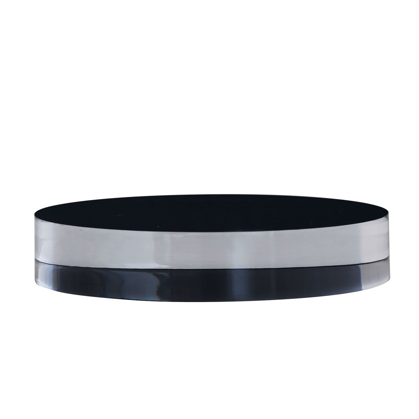 Onyx Lucite Stand--Round 5"D X 1"H (set of 2)