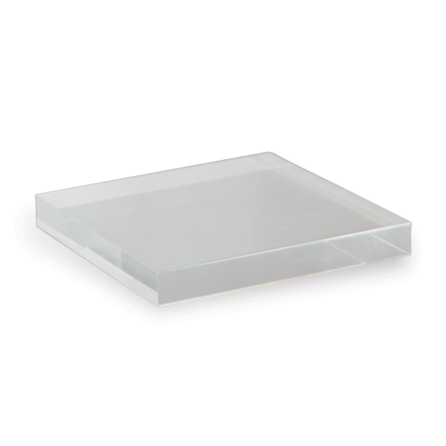 Clear Lucite Square Stand 8" (set of 2)