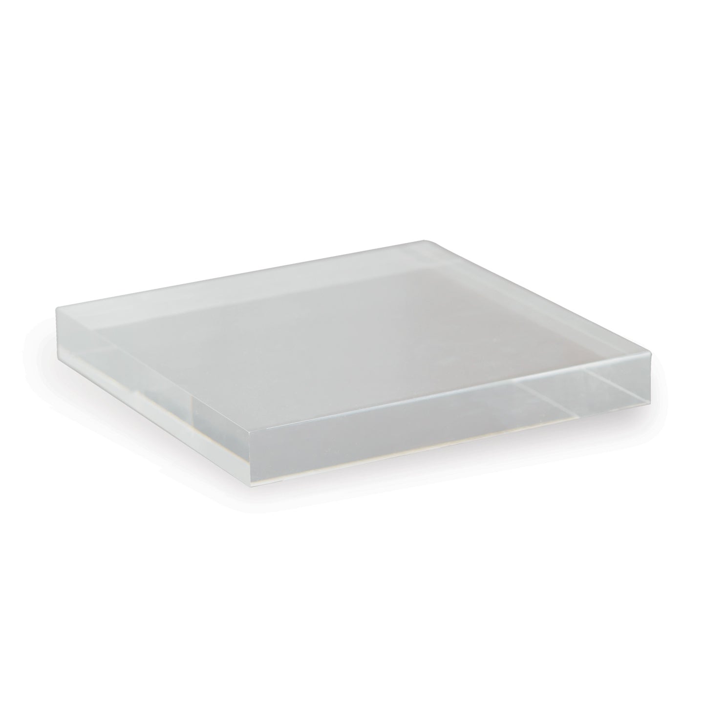 Clear Lucite Square Stand 8" (set of 2)