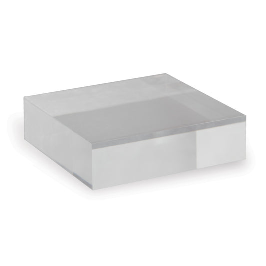 Clear Lucite Square Stand 7"x2" (set of 2)