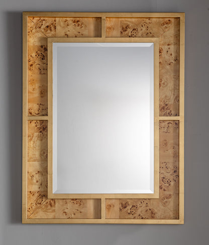 Bedford Gold Monarch Burl Mirror