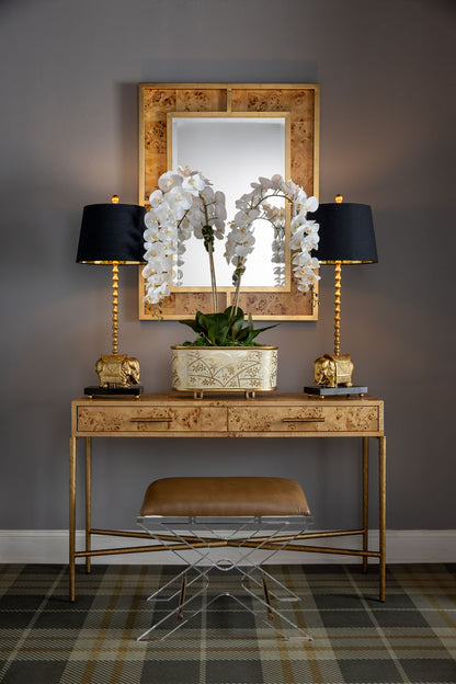 Royal Gold Elephant Lamp Set/2