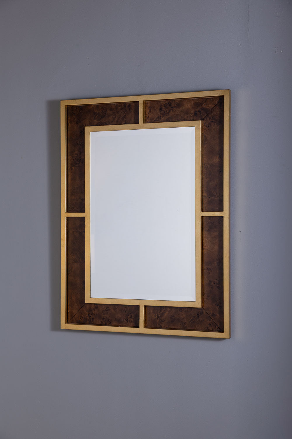 Bedford Gold Whiskey Burl Mirror