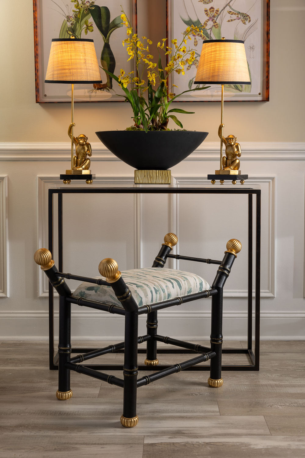 Boca Black Wildcrest Moss Bench