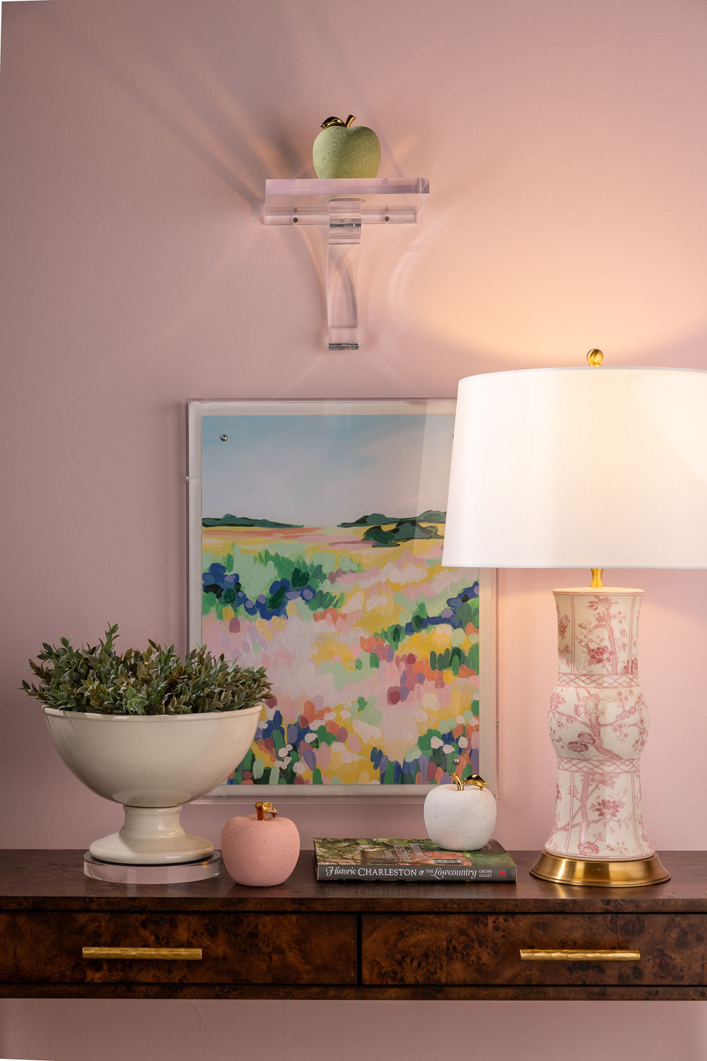 Jardin Blush Lamp