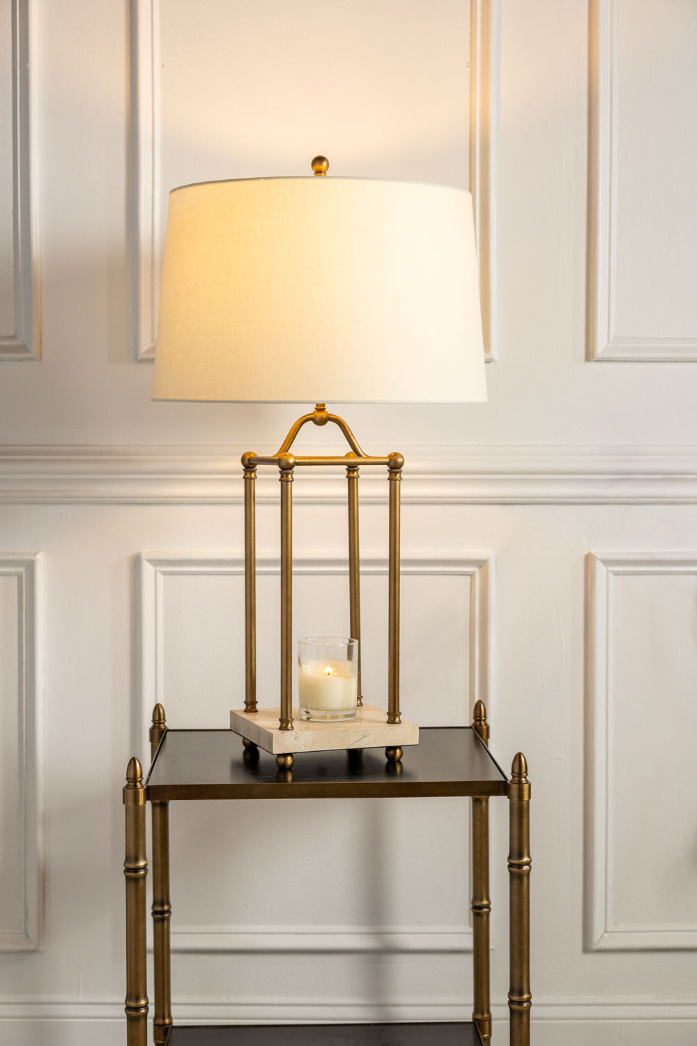 Gazebo Brass Lamp