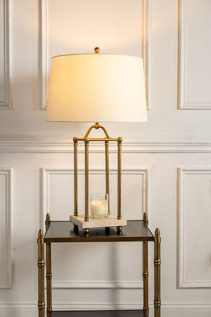 Gazebo Brass Lamp