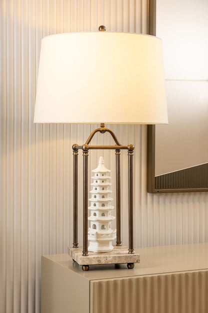 Pagoda Objects Tall (set of 2)